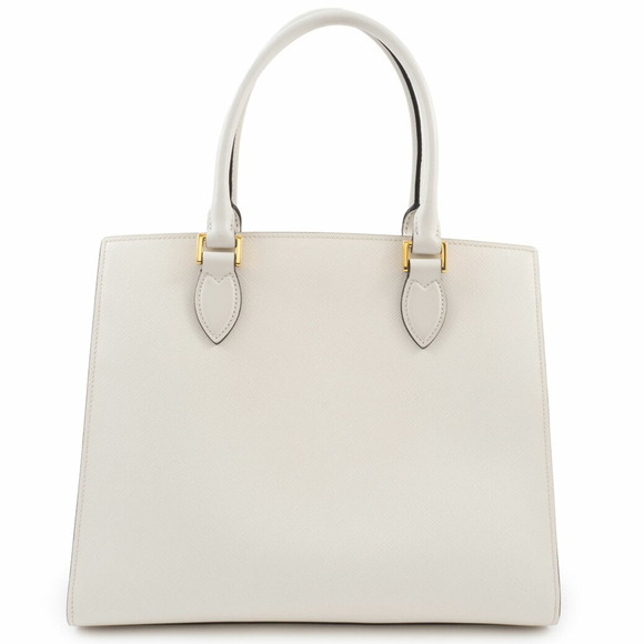 Prada Women's Saffiano Leather Shoulder Bag 1BA227 White - Picture 2 of 16